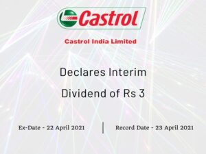 Castrol India Limited Declares Final Dividend of Rs 3