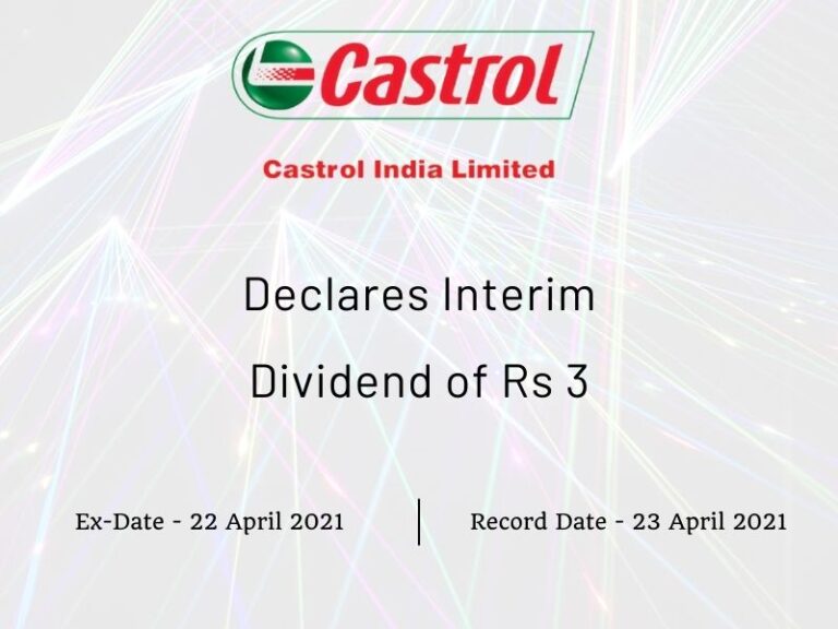 Castrol India Limited Declares Final Dividend of Rs 3 Dividends 9