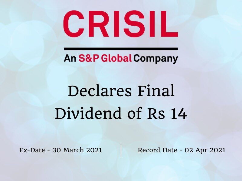 CRISIL Limited Declares Final Dividend of Rs 14