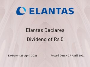 Elantas Beck India Declares Dividend of Rs 5