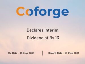 Coforge Limited Declares Interim Dividend of Rs 13