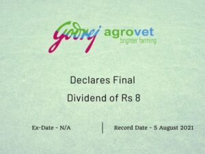 Godrej Agrovet Dividend 2021