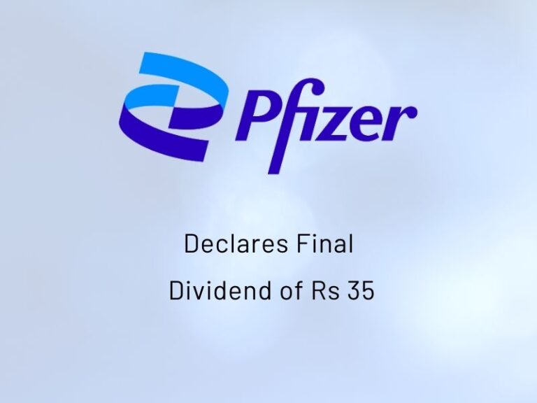 Pfizer Limited Declares Final Dividend of Rs 35 Dividends 9