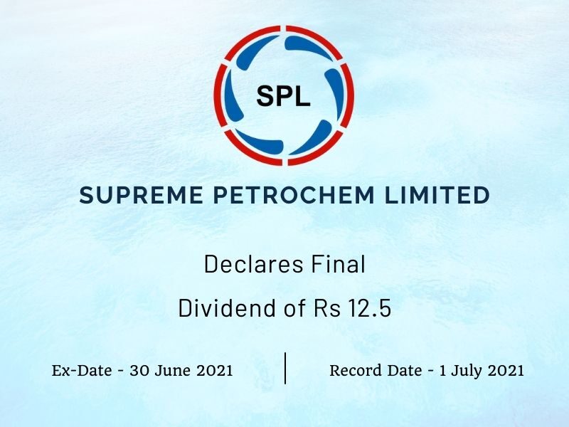 Supreme Petrochem Ltd Declares Final Dividend of Rs 12.5