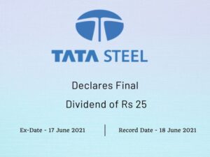 Tata Steel Limited Declares Final Dividend of Rs 25