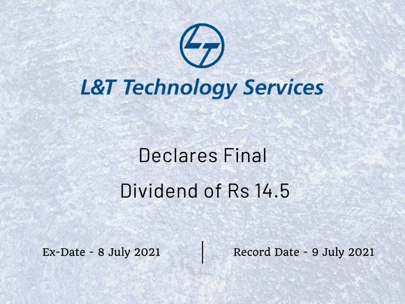 L&T Technology Services Ltd Declares Final Dividend of Rs 14.5