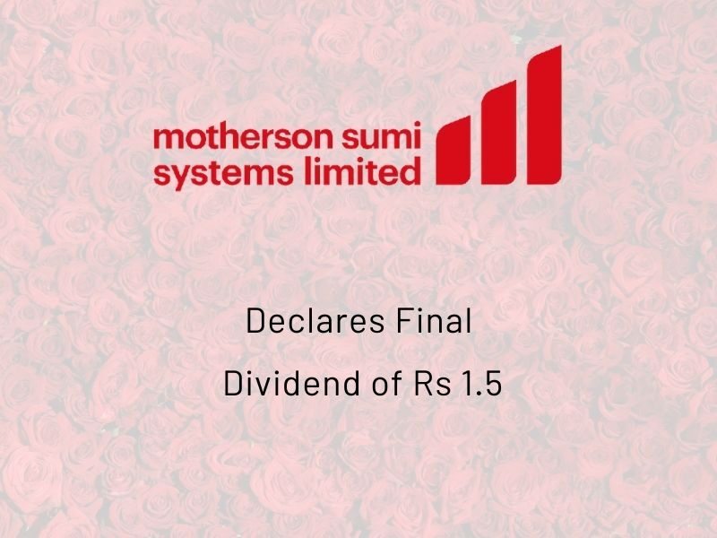 Motherson Sumi Systems dividend 2021