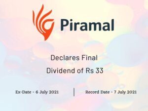 Piramal Enterprises Ltd Declares Final Dividend of Rs 33