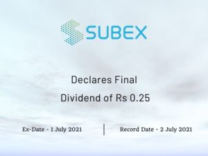 Subex Ltd Declares Final Dividend of Rs 0.25