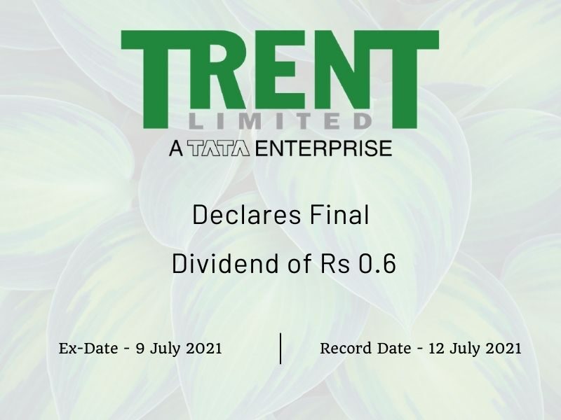 Trent Ltd Declares Final Dividend of Rs 0.6