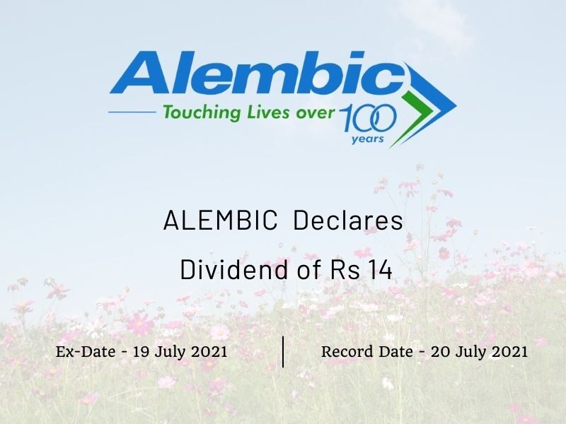 Alembic Pharmaceuticals Ltd Declares Dividend of Rs 14