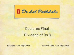 Dr. Lal Path Labs Ltd Declares Final Dividend of Rs 8